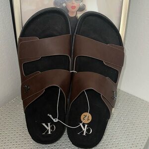 Calvin Klein Jeans Double Band Men's Slides - NWOT